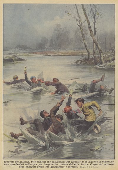 冰悲剧 作者 Achille Beltrame