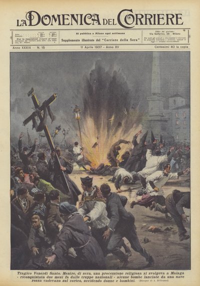 悲惨的圣周五 作者 Achille Beltrame
