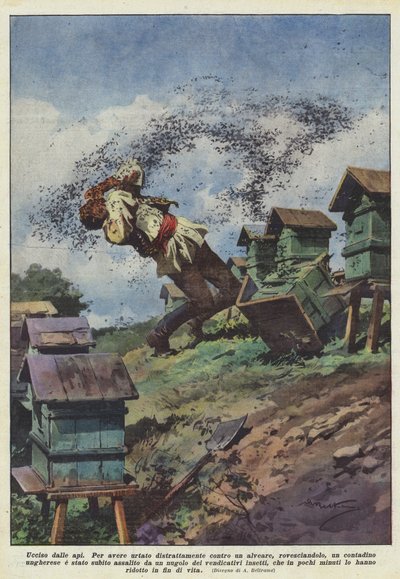 被蜜蜂杀死 作者 Achille Beltrame