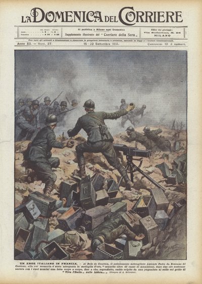 意大利英雄在法国 作者 Achille Beltrame