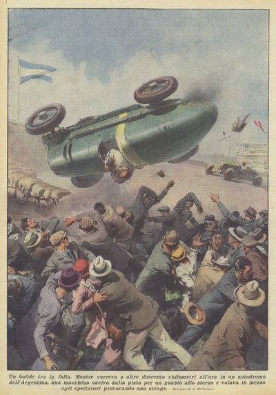 人群中的火球 作者 Achille Beltrame