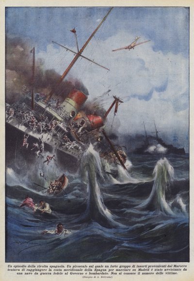 西班牙起义的一集 作者 Achille Beltrame