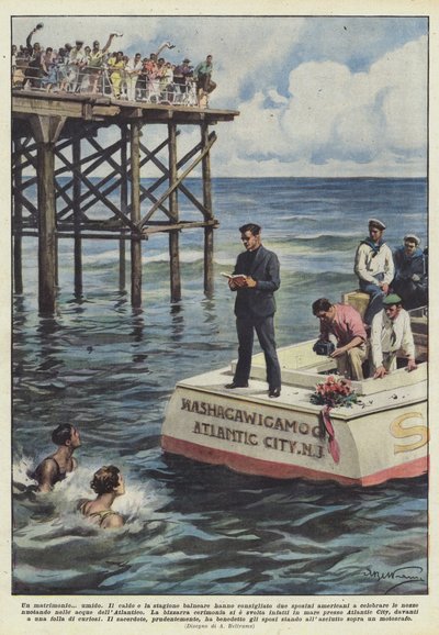 一场婚礼？湿 作者 Achille Beltrame