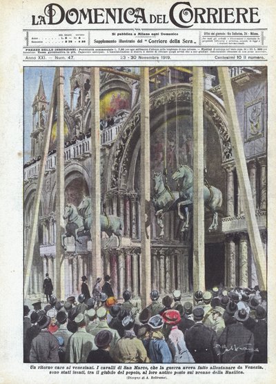 亲爱的威尼斯人回归 作者 Achille Beltrame