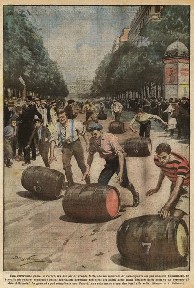 一场有趣的比赛 作者 Achille Beltrame