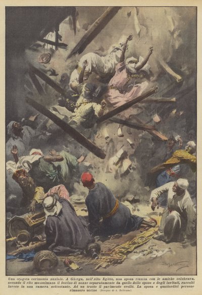 悲惨的婚礼仪式 作者 Achille Beltrame