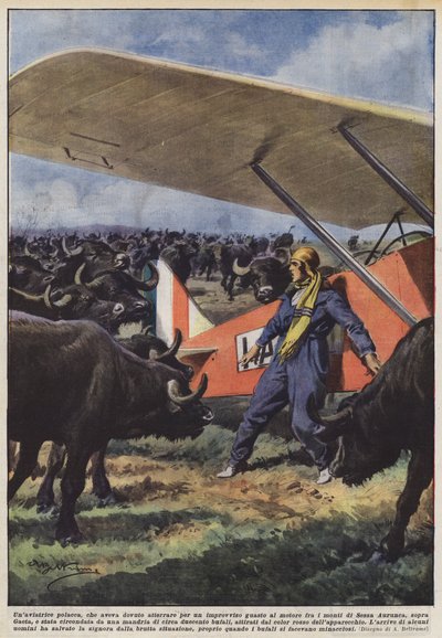 波兰Unaviatrice，由于山区突然发动机故障而不得不降落？ 作者 Achille Beltrame