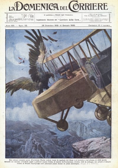 一场奇怪的空战 作者 Achille Beltrame