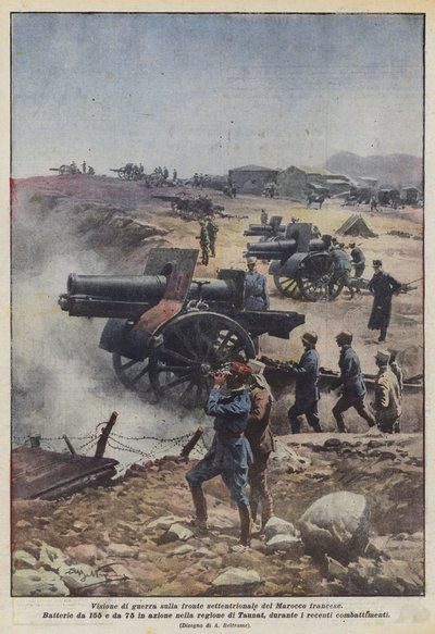 法国摩洛哥北部战争的战争愿景 作者 Achille Beltrame
