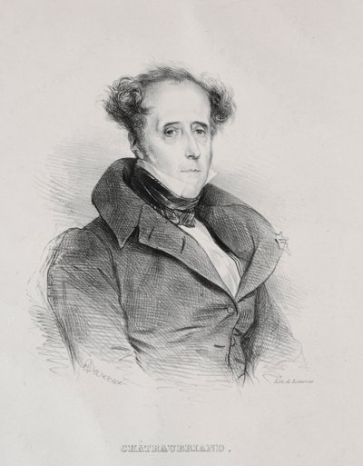 FrançoisRenéAuguste Victome deChâteaubriand。 作者 阿基尔·德维里亚