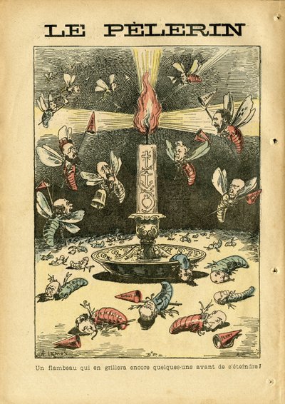 Le Pelerin》中Achille Lemot（1846-1909）的插图 作者 阿基里·莱莫特（Achille Lemot）