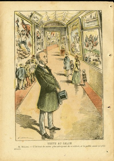 Le Pelerin》中Achille Lemot（1846-1909）的插图 作者 阿基里·莱莫特（Achille Lemot）