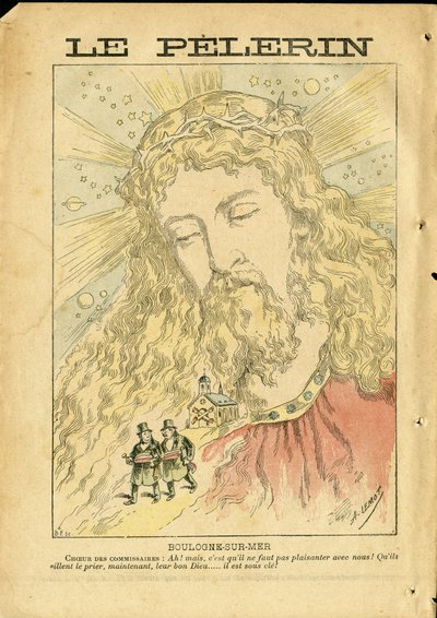 Le Pelerin》中Achille Lemot（1846-1909）的插图 作者 阿基里·莱莫特（Achille Lemot）