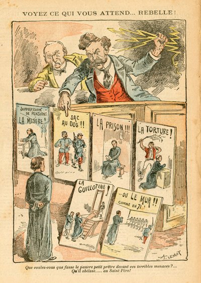 Le Pelerin，色彩讽刺 作者 阿基里·莱莫特（Achille Lemot）