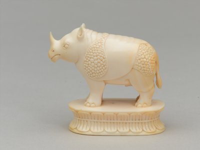 白主教，棋子，印度，约1820年 作者 亚当·弗兰斯·范·德·穆伦