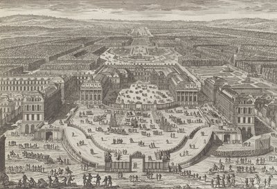 Veüe generale du chateau de Versailles, 1680s., 1680s. 作者 亚当·佩雷尔