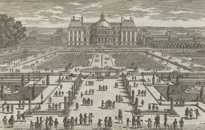 Vaux-Le-Vicomte的景色，1680年代，1680年代。 作者 亚当·佩雷尔