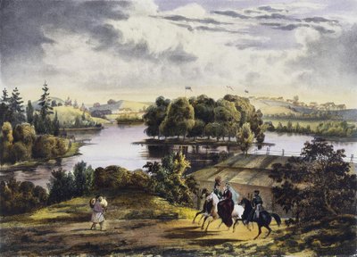 Izhora的景色，1833年 作者 亚当·蒂普恩