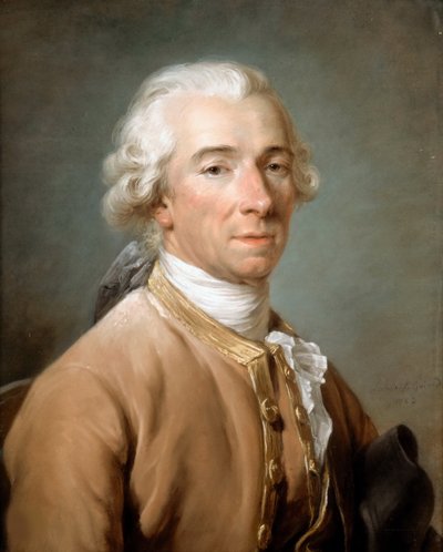 雅克-安托万-博福特的肖像 1721-1784年，1783年。 作者 阿德莱德·拉比耶·吉亚德