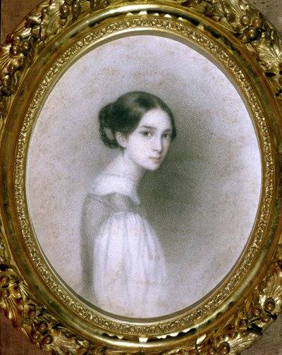 Leopoldine Hugo的肖像（1824-43）（图） 作者 阿黛尔·朱莉·雨果