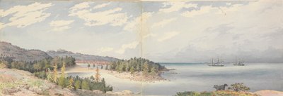 霍格兰，1855 年 8 月 24 日，芬兰 作者 海军上将爱德华·根尼斯·范肖爵士