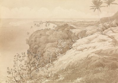 1849年8月24日，大溪地马塔瓦伊湾和维纳斯角[社会群岛] 作者 海军上将爱德华·根尼斯·范肖爵士