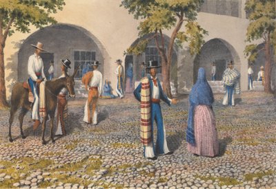 墨西哥人，[墨西哥]特皮克广场，1850 年 8 月 19 日至 13 日 作者 海军上将爱德华·根尼斯·范肖爵士