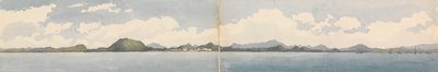 巴拿马，1850 年 3 月（水彩画） 作者 海军上将爱德华·根尼斯·范肖爵士
