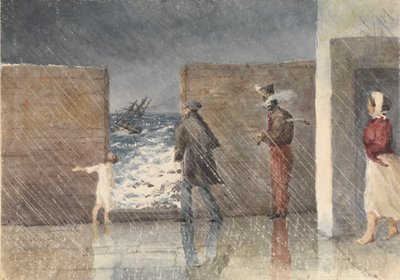 马德拉的蓬蒂尼亚号，1849 年 1 月 1 日。看看自己的船 作者 海军上将爱德华·根尼斯·范肖爵士