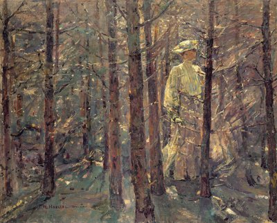 1906年，木头的女人 作者 阿道夫·霍尔泽尔（Adolf Hoelzel）