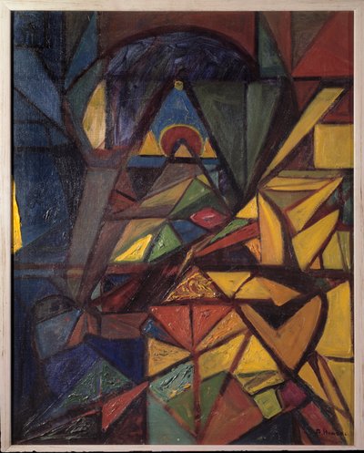 复活主题的赋格曲（布面油画 作者 Adolf Holzel