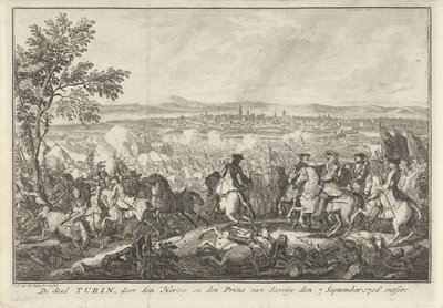 都灵救济，1706 年 都灵市，由萨伏伊公爵和王子于 1706 年 9 月 7 日建立（物品上的标题） 作者 阿道夫·范德兰