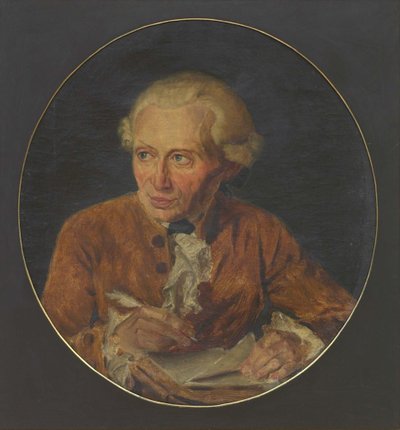 伊曼纽尔·康德（Immanuel Kant）1724-1804年肖像，十九世纪初 作者 阿道夫·冯·海德克
