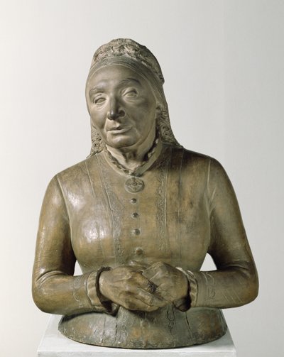 Marie Fielder（1819-1901），1882年（兵马俑）的肖像 作者 阿道夫·冯·希尔德布兰德