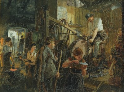1881年在霍夫加施泰因锻造的刀具研磨机 作者 阿道夫门泽尔