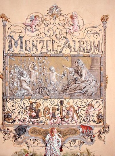 1868年Menzel专辑的标题页 作者 阿道夫门泽尔