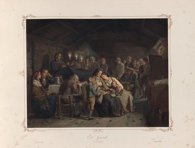插图摘自《Norske Folkelivsbilleder》一书，作者为Tidemand, Adolph，由Chr.Tønsberg (Christiania, 1858) 作者 阿道夫·泰德曼德