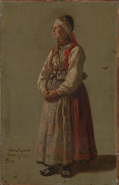 Thora Ingebretsdatter古尔斯维格 作者 阿道夫·泰德曼德