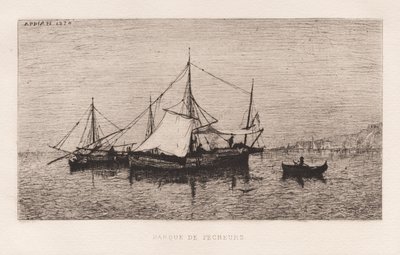 渔船/沿海航运船（意大利海岸）（Barque de Pecheurs/Barque de Cabotage (Côtes d