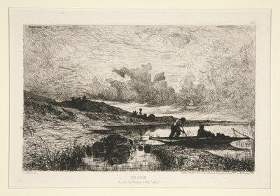 Un Soir, Bords du Rhone a Rix 作者 阿道夫·阿皮安