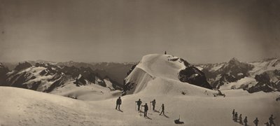 瑞士提特利斯山顶，1866年。 作者 阿道夫·布劳恩（Adolphe Braun）