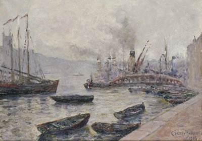 伦敦桥，1904年 作者 阿道夫·克拉里·巴鲁（Adolphe Clary Baroux）