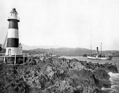 入口到牙买加安东尼奥港，约建于1905年。 作者 阿道夫·杜珀利和儿子