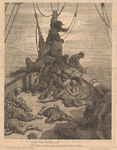 带着苦难船员的船
老水手之歌（标题见实物） 作者 古斯塔夫·多尔（Gustave Dore）