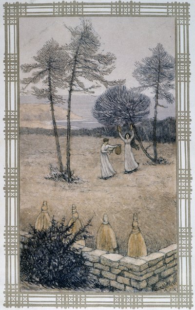 蜜蜂的生活：让蜜蜂远离的噪音 - A. Giraudon 的画作 作者 阿道夫·吉拉顿（Adolphe Giraudon）