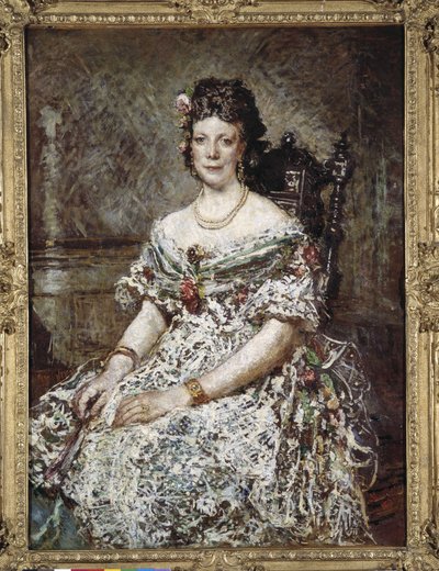 Portrait of Madame Pascal 作者 阿道夫·约瑟夫·托马斯·蒙蒂切利