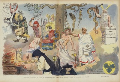 笑的插图 作者 Adolphe Leon Willette