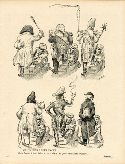 黄油板，编号123，彩色讽刺画 作者 阿道夫·莱昂·威莱特