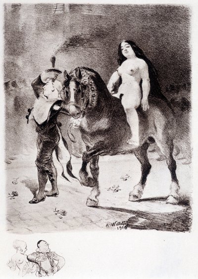 骄傲--Willette的绘画作品 作者 阿道夫·莱昂·威莱特