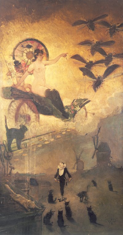 黑猫 作者 阿道夫·莱昂·威莱特